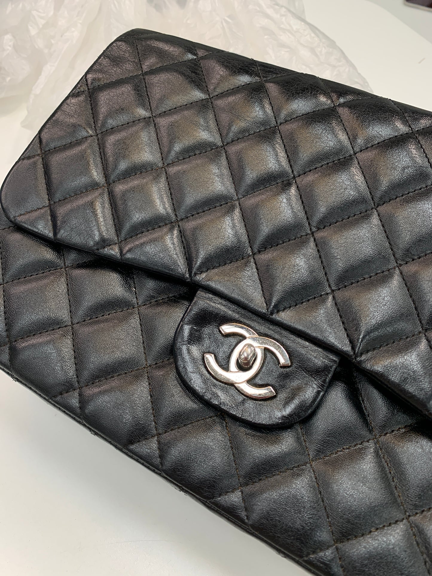 Chanel - Timeless/Classique - Leather - Black - (medium)