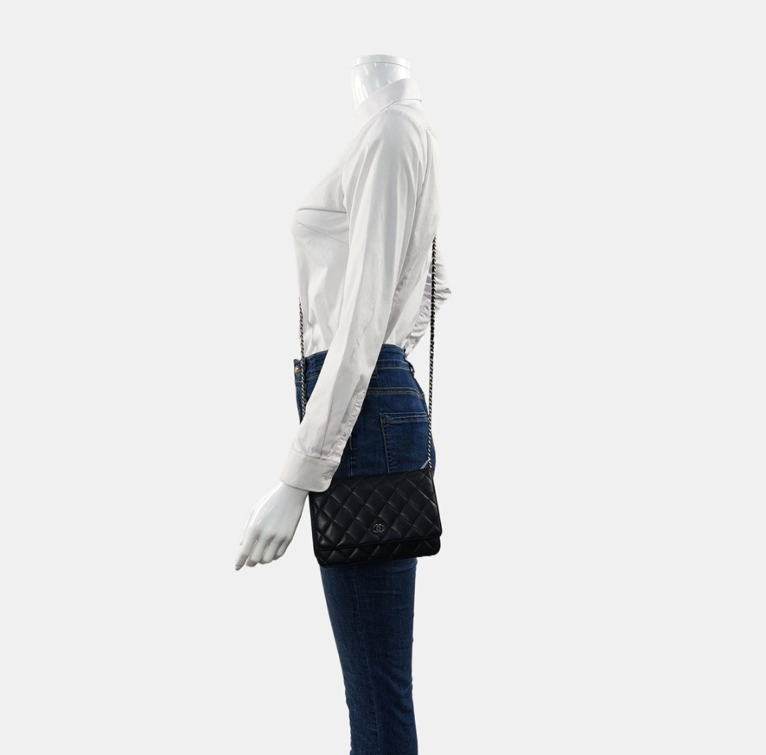 Chanel - Timeless/Classique - Leather - Black - (mini)