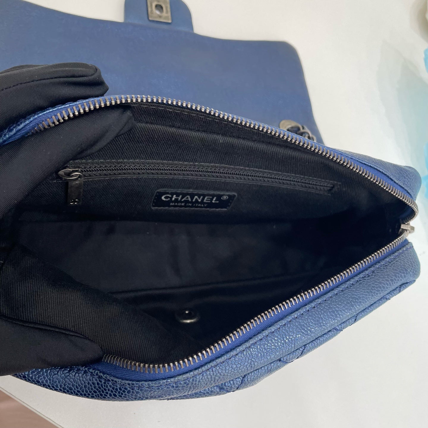 Chanel - Timeless/Classique - Leather - Blue - (medium)