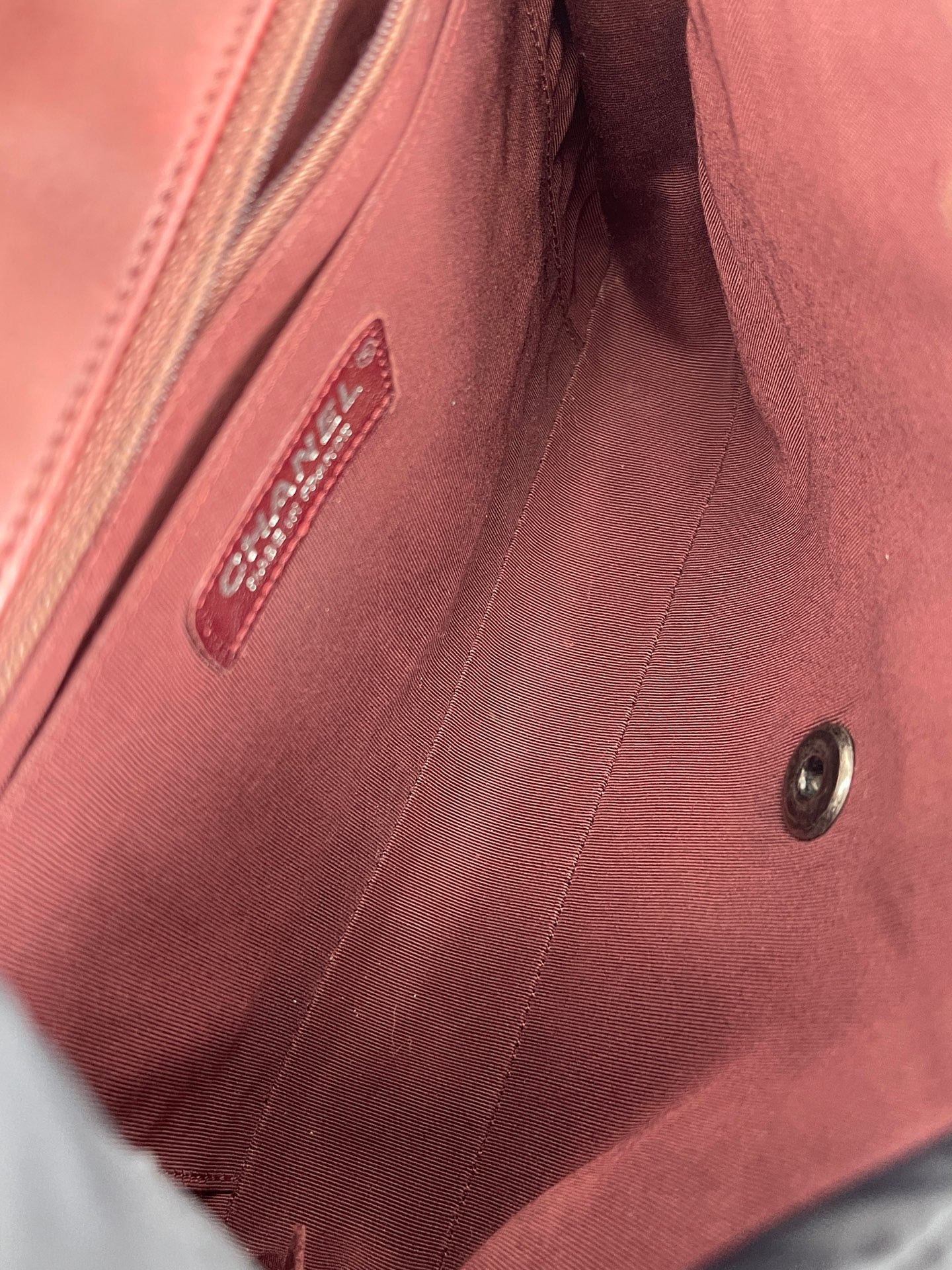 Chanel - Timeless/Classique - Leather - Burgundy - (medium)