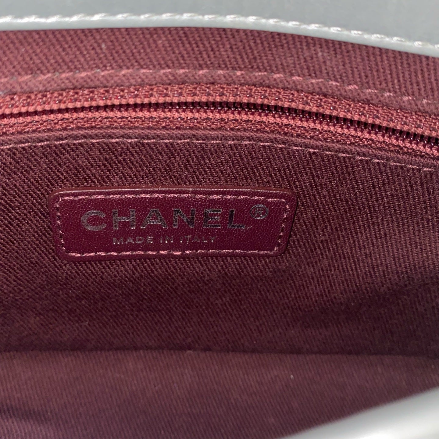 Chanel - Timeless/Classique - Leather - Grey - (mini)