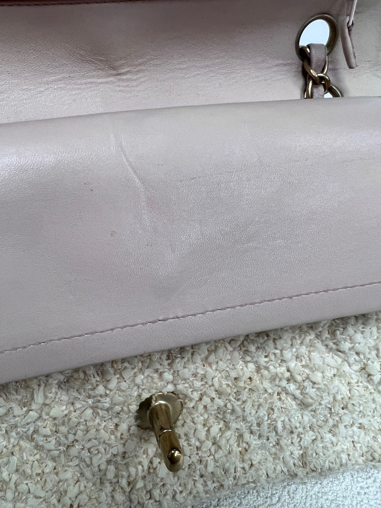 Chanel - Timeless/Classique - Tweed - Beige - (medium)