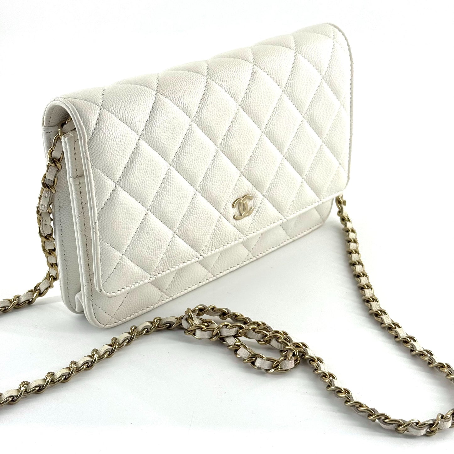Chanel - WOC - Leather - White