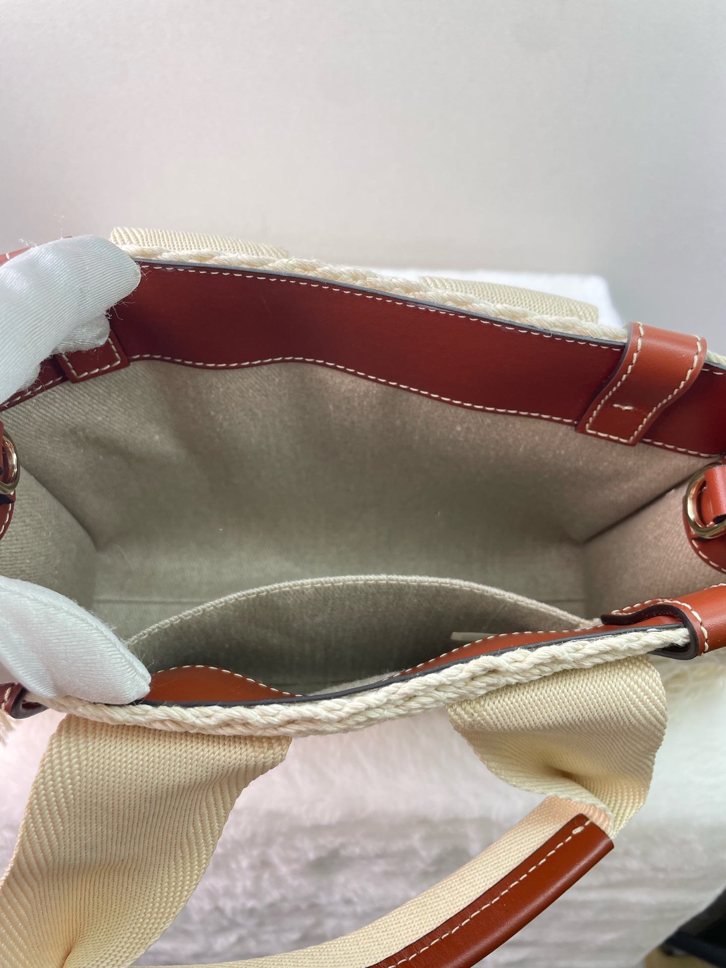 Chloé - Woody - Cotton - Beige - (Small)
