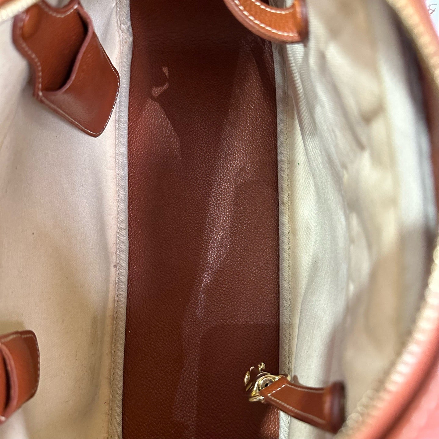 Delvaux - Boston Bag - Cloth - Brown - (medium)