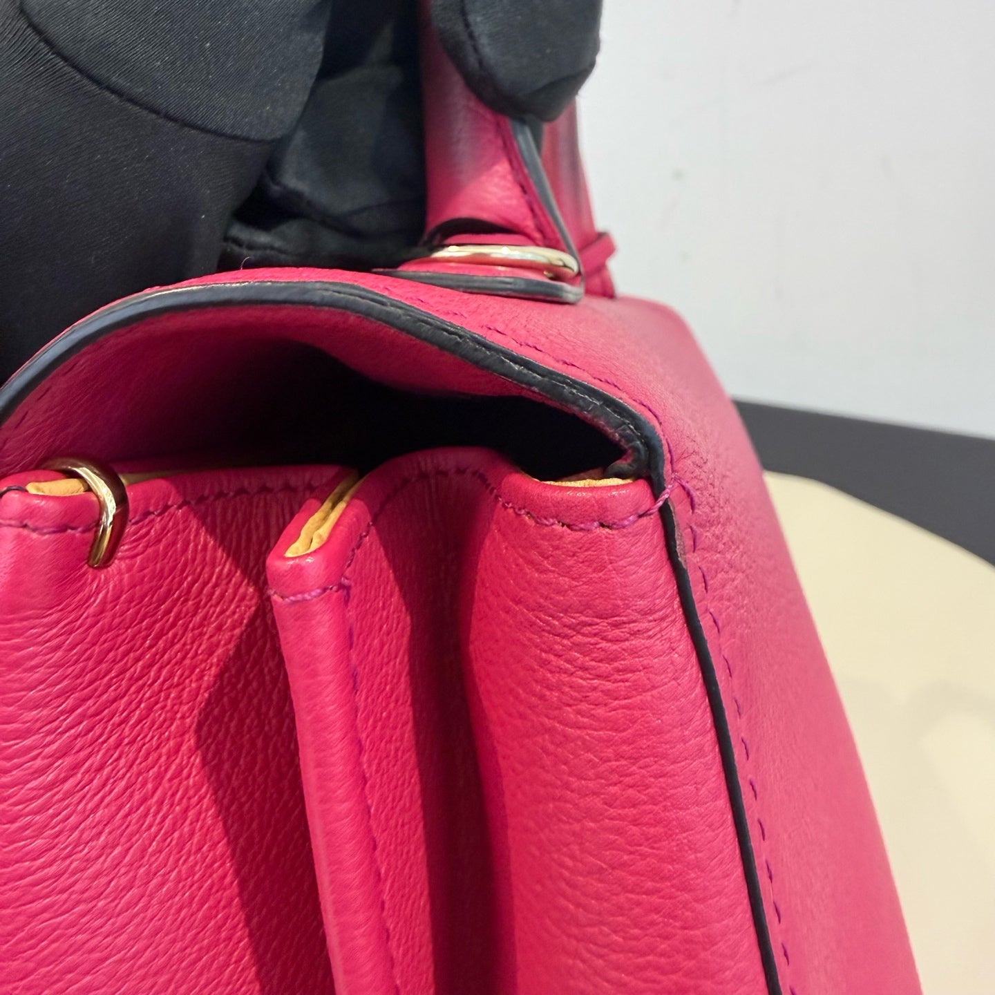 DELVAUX - Brillant MM - Grained leather - Pink - (Medium)