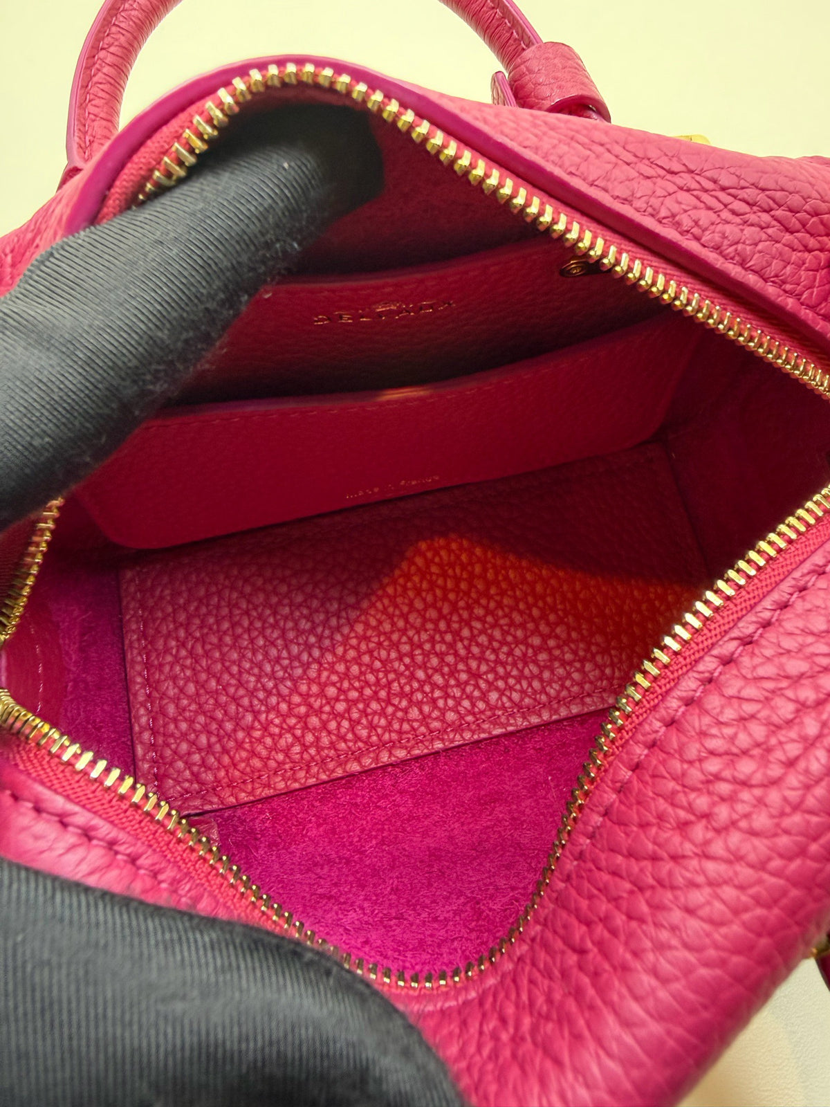 Delvaux - Cool Box Nano - Leather - Burgundy - (mini)