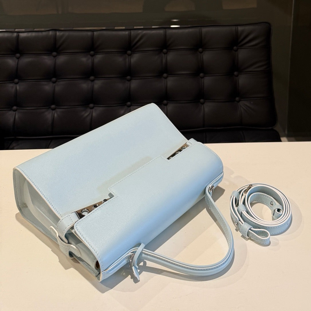 Delvaux - Tempete - Leather - Blue - (medium)