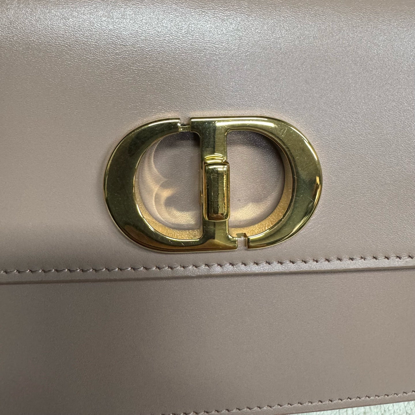 Dior - 30 Montaigne - Leather - Beige - (small)