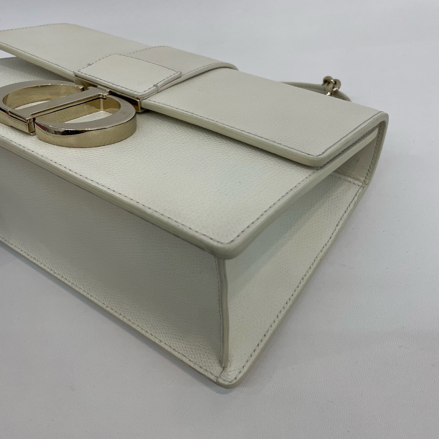 Dior - 30 Montaigne - Leather - White - (small)