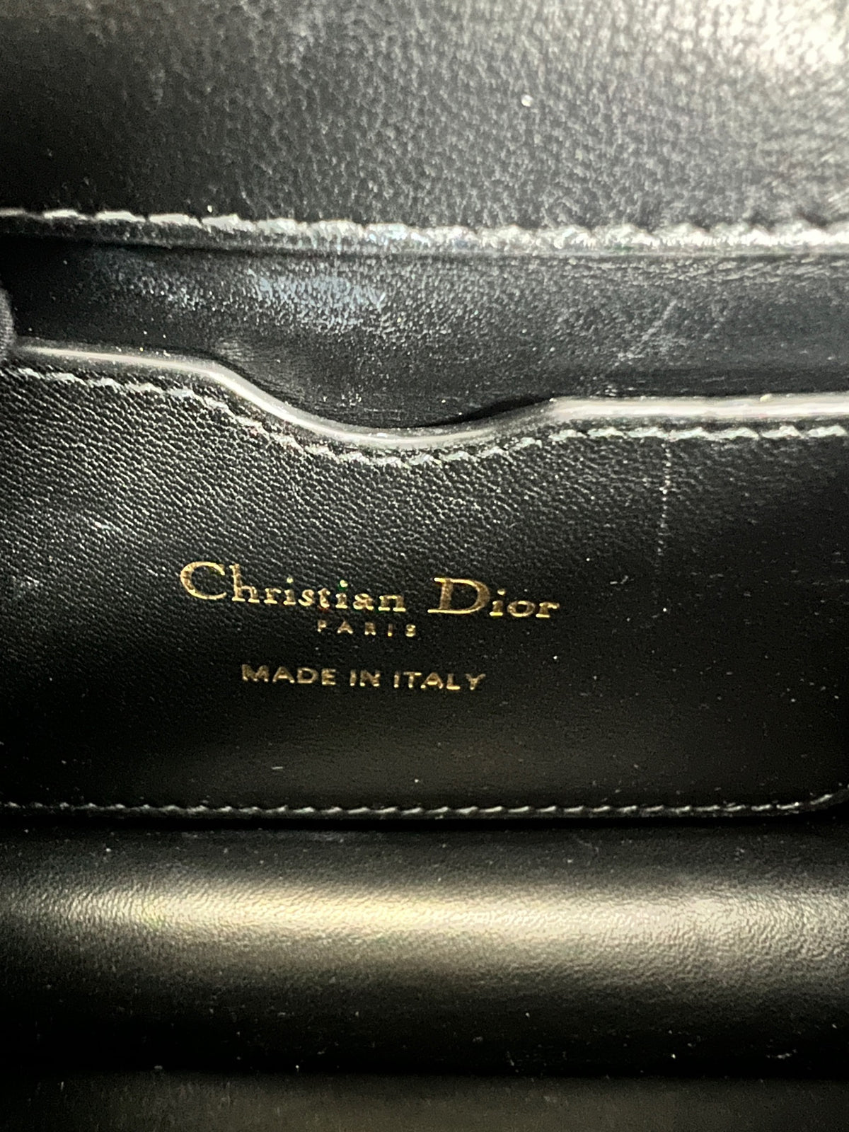 Dior - 30 Montaigne Mini - Leather - Black - (mini)