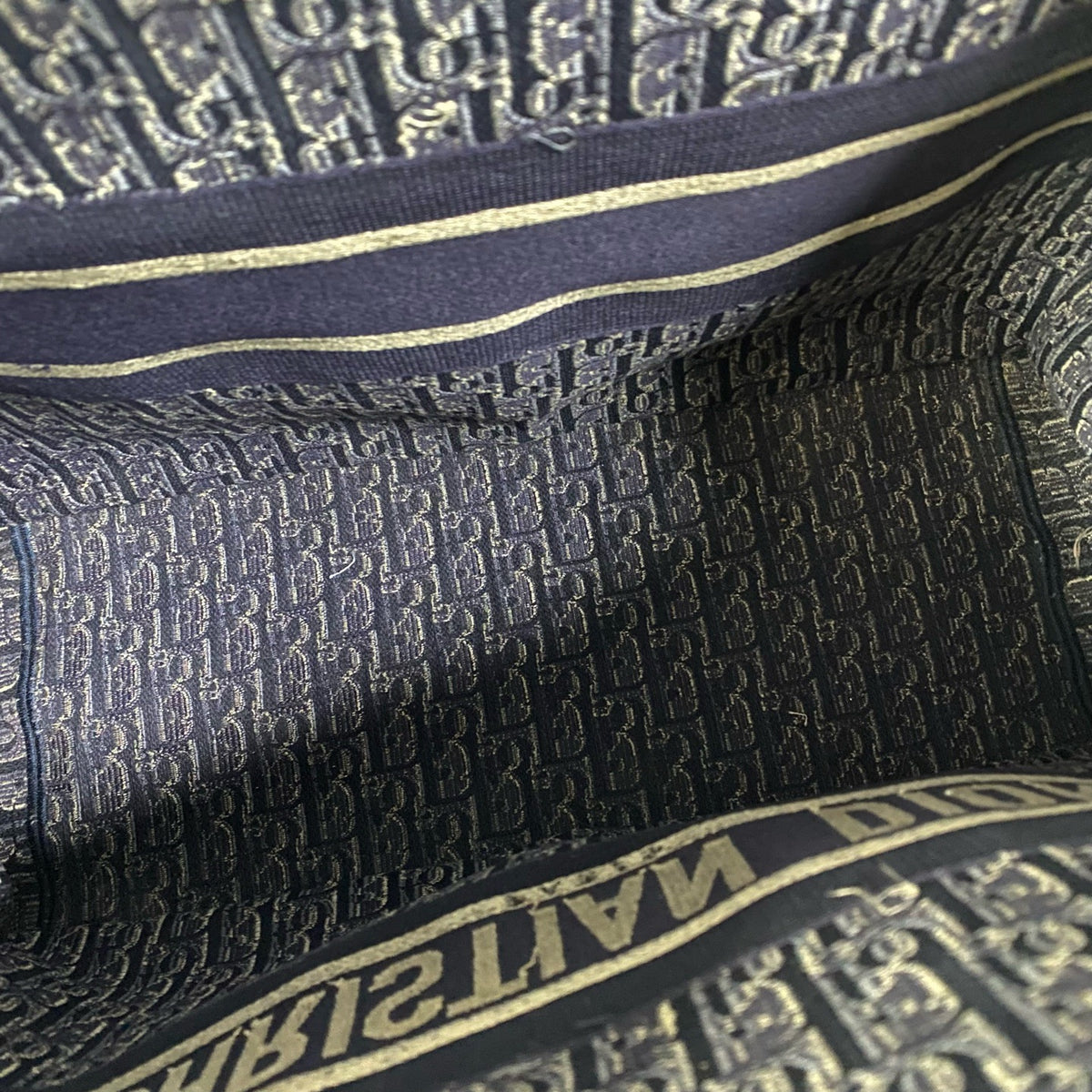 Dior - Book Tote - Cloth - Blue - (large)