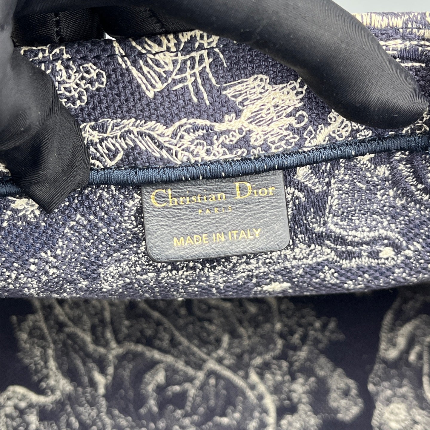 Dior - Book Tote - Cloth - Blue - (Medium)