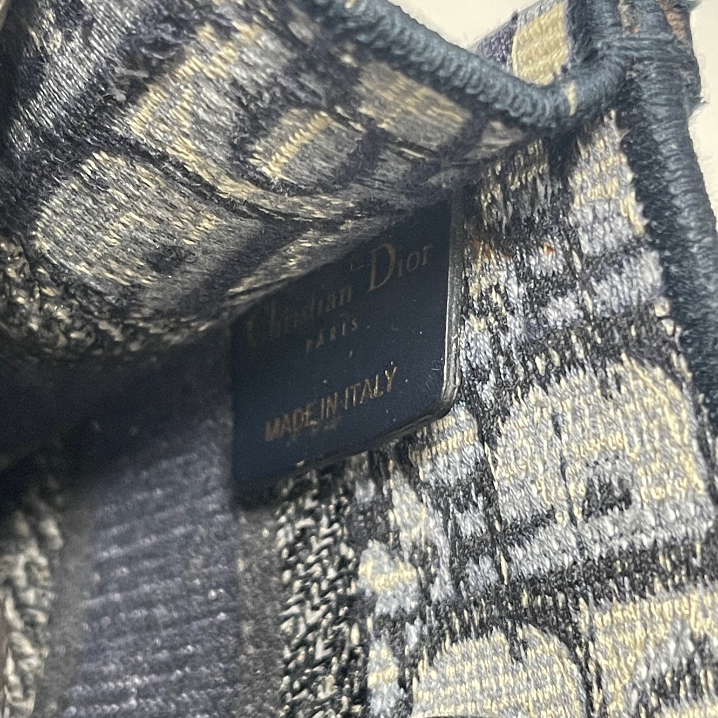 Dior - Book Tote - Cloth - Blue - (mini)