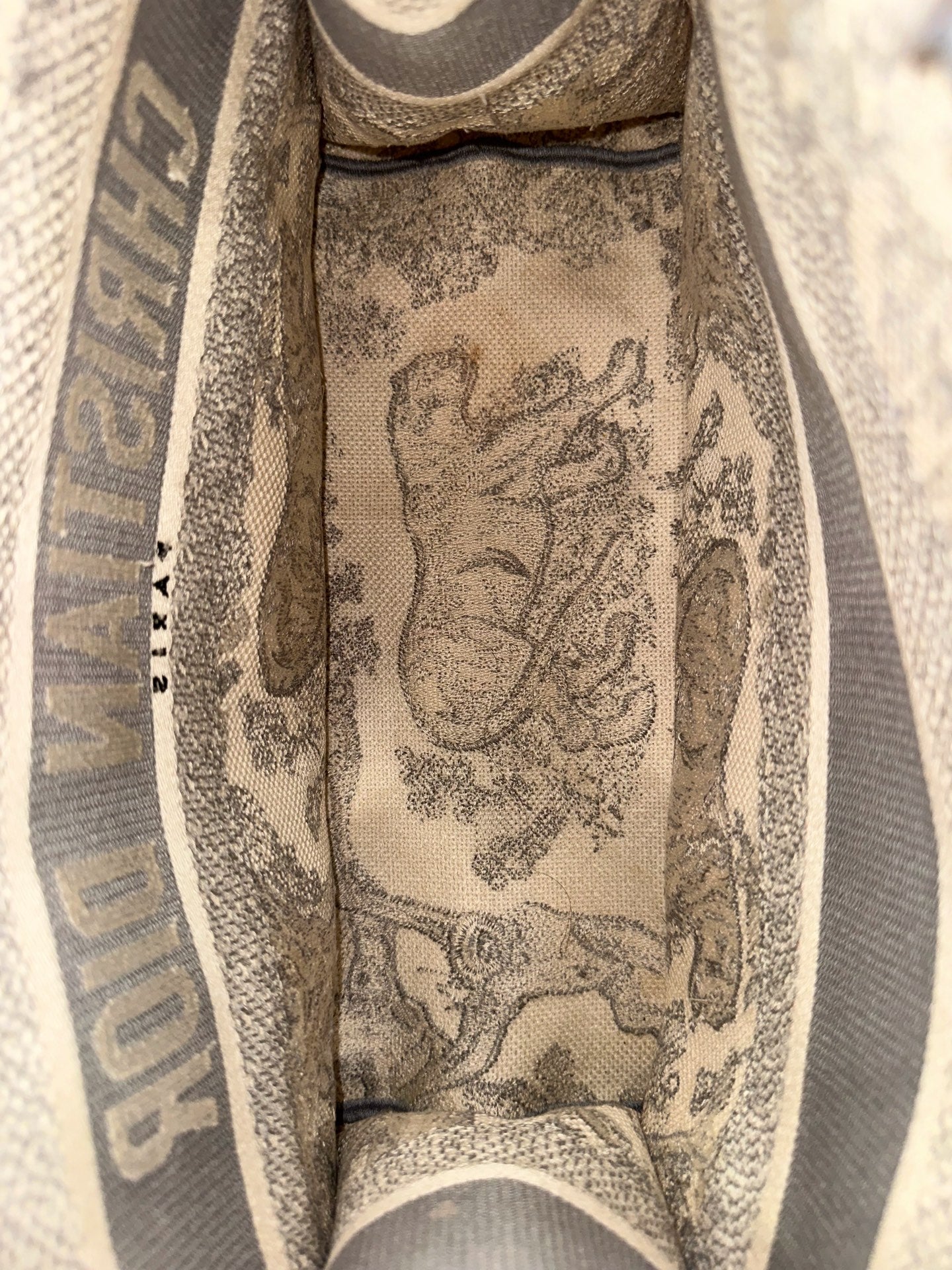 Dior - Book Tote - Cloth - Grey - (medium)
