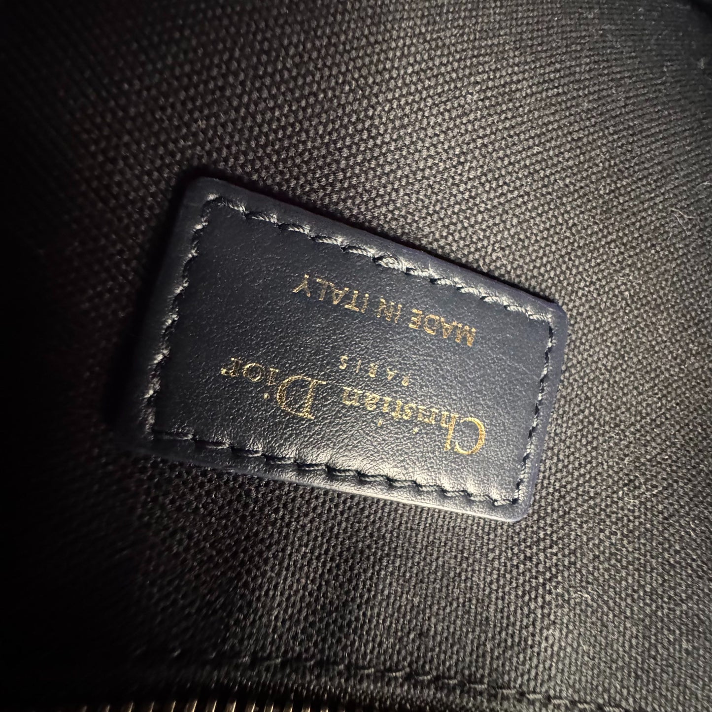 Dior - Book Tote - Cloth - Navy - (small)