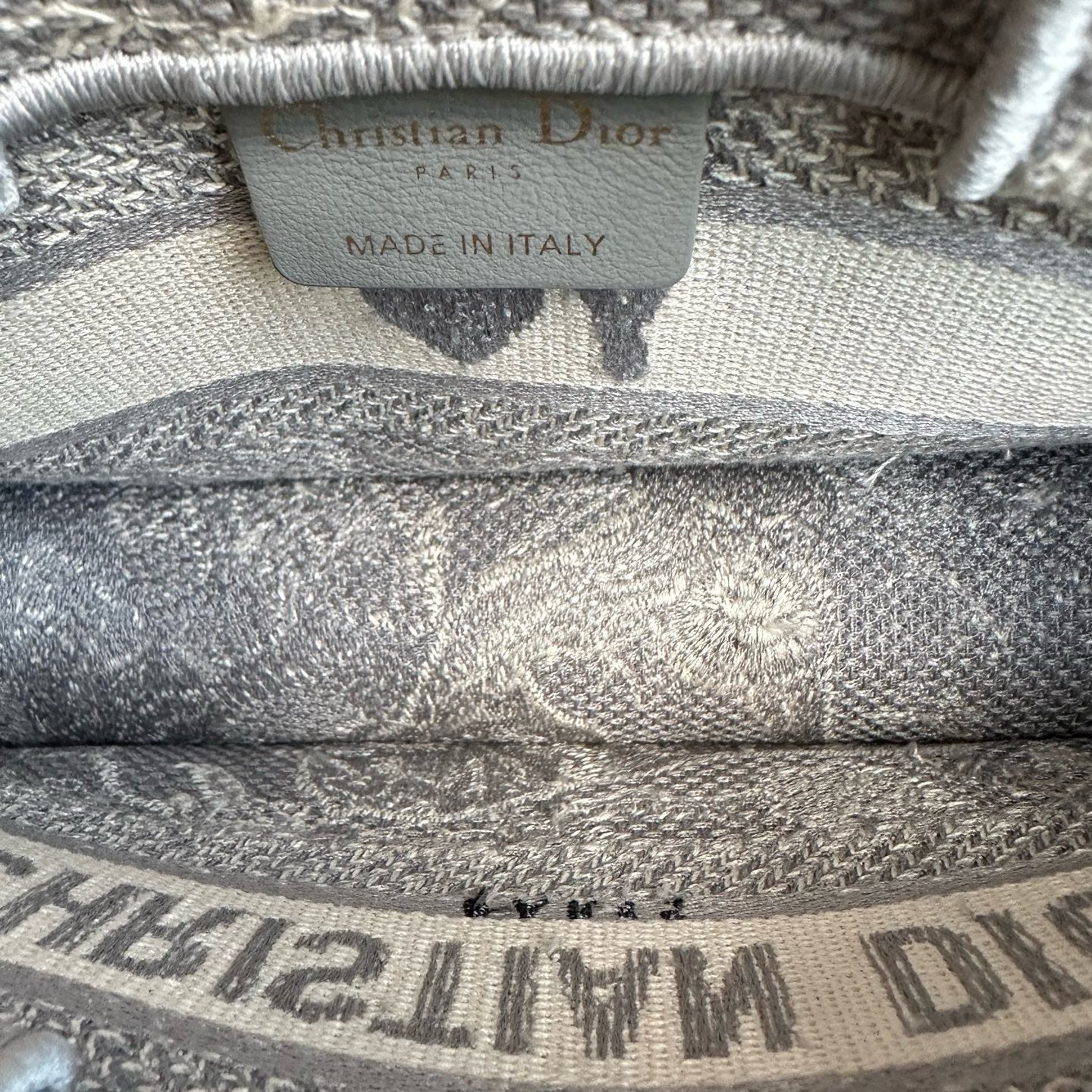 Dior - BookTote - Cloth - Grey - (mini)