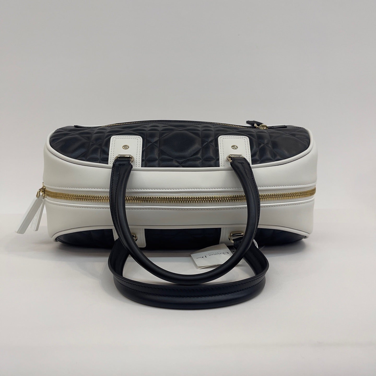 Dior - Bowling bag - Leather - Black - (Medium)