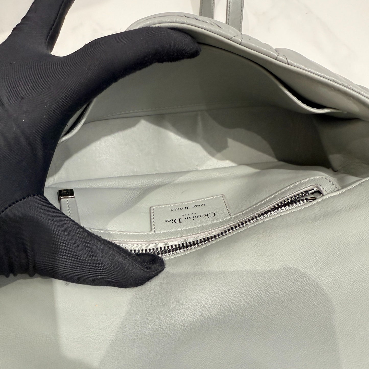 Dior - Caro - Leather - Grey - (mini)