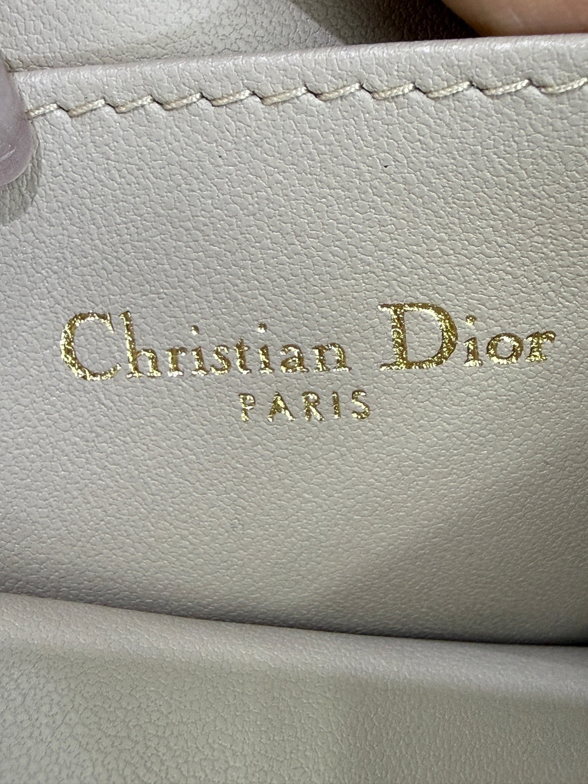 Dior - Caro Medium - Leather - Beige - (medium)