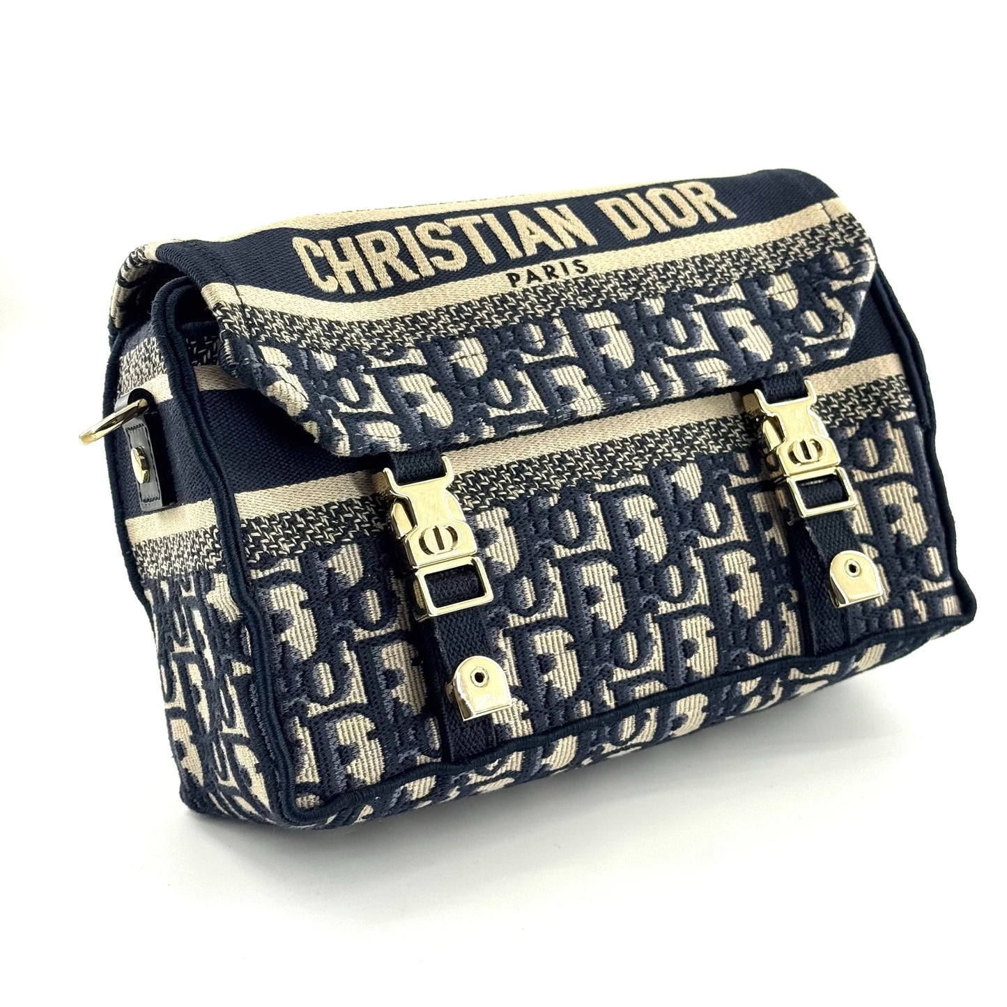 Dior - Dior Oblique Messenger Bag - Cloth - Multicolour