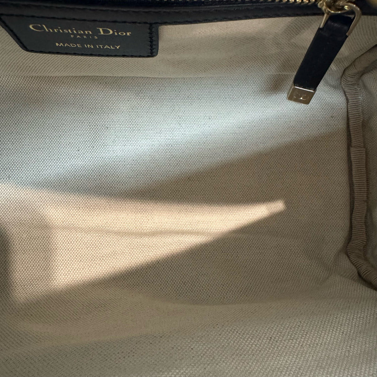 Dior - Dior Vibe Bowling Bag - Leather - Black - (small)