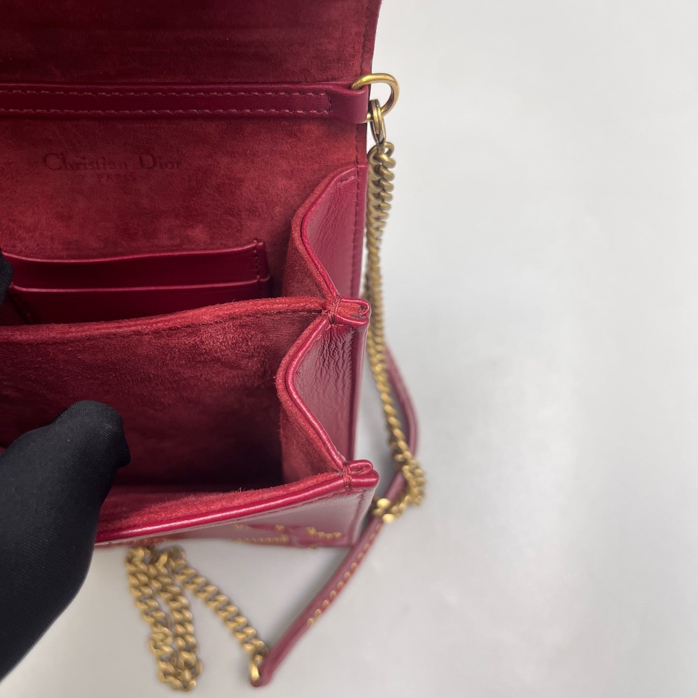 Dior - Diorever - Leather - Red - (mini)