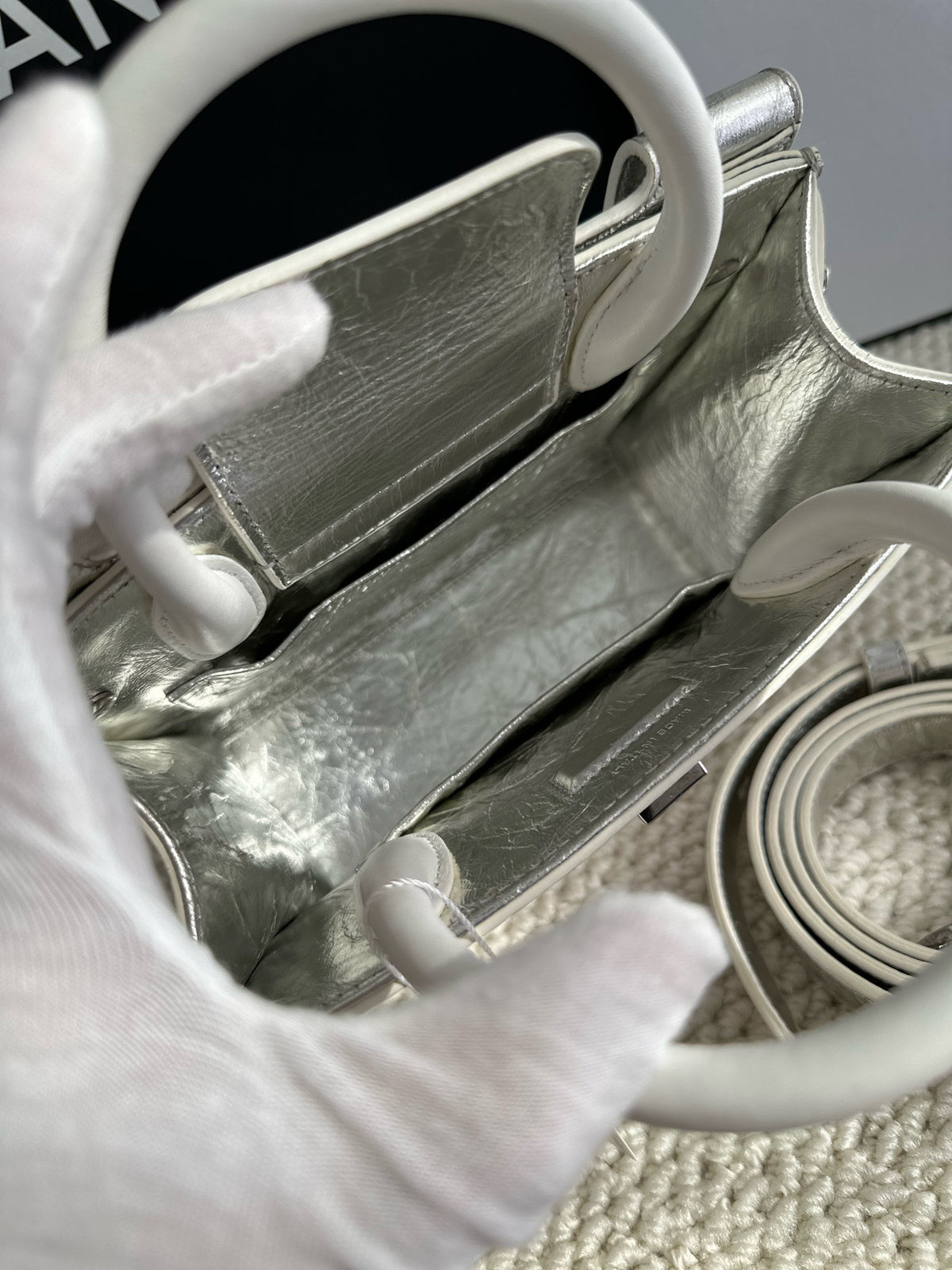 Dior - Diorever Small - Leather - Silver - (small)