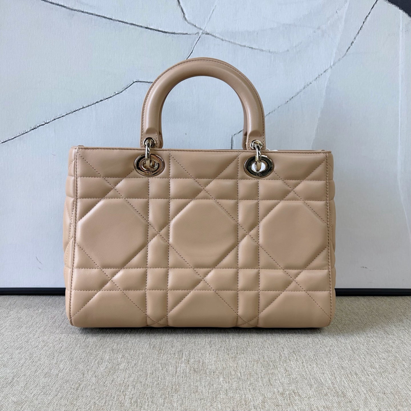 Dior - Lady D-sire My ABCDior - Leather - Beige - (medium)