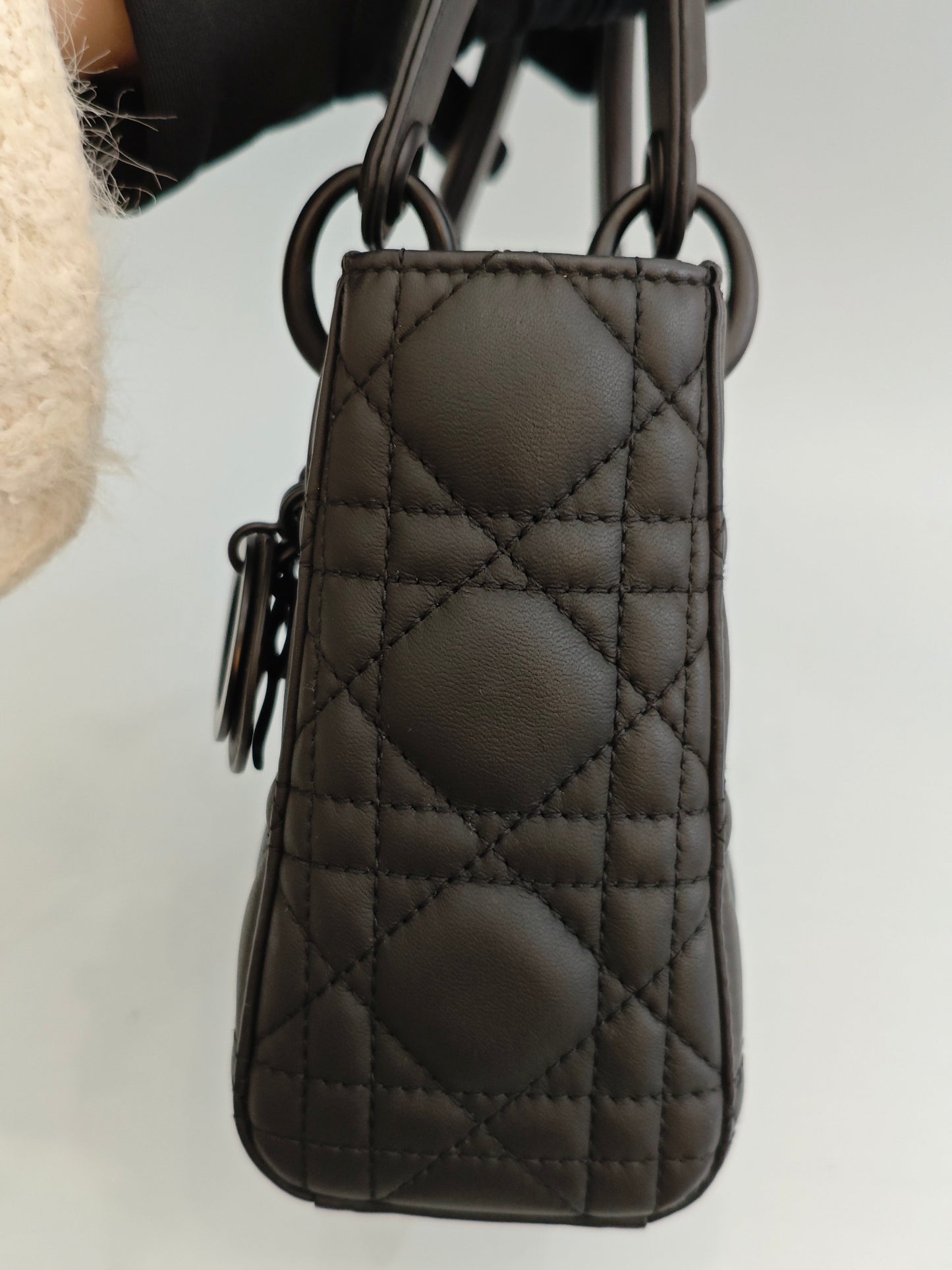 DIOR - Lady Dior - Leather - Black