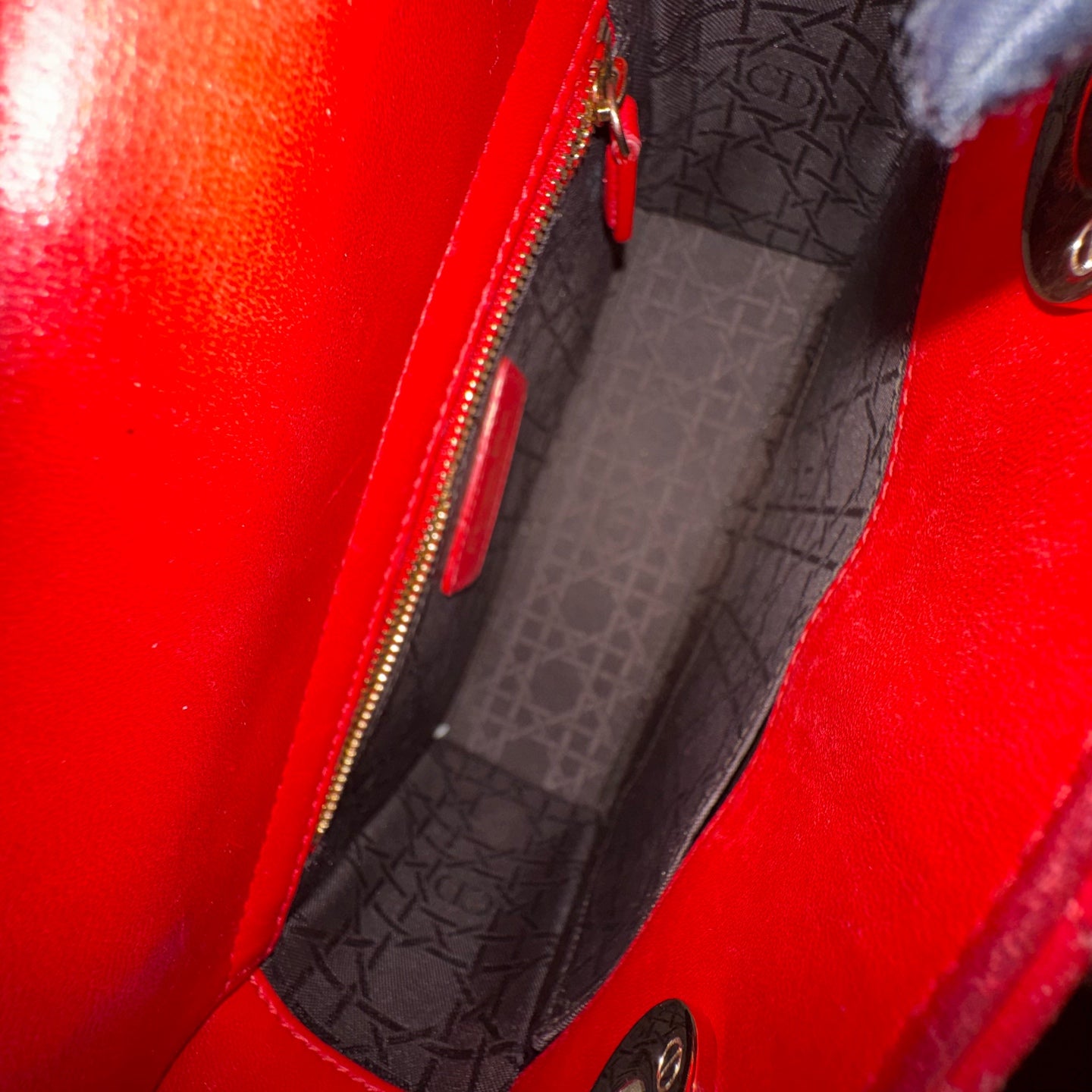Dior - Lady Dior - Leather - Red
