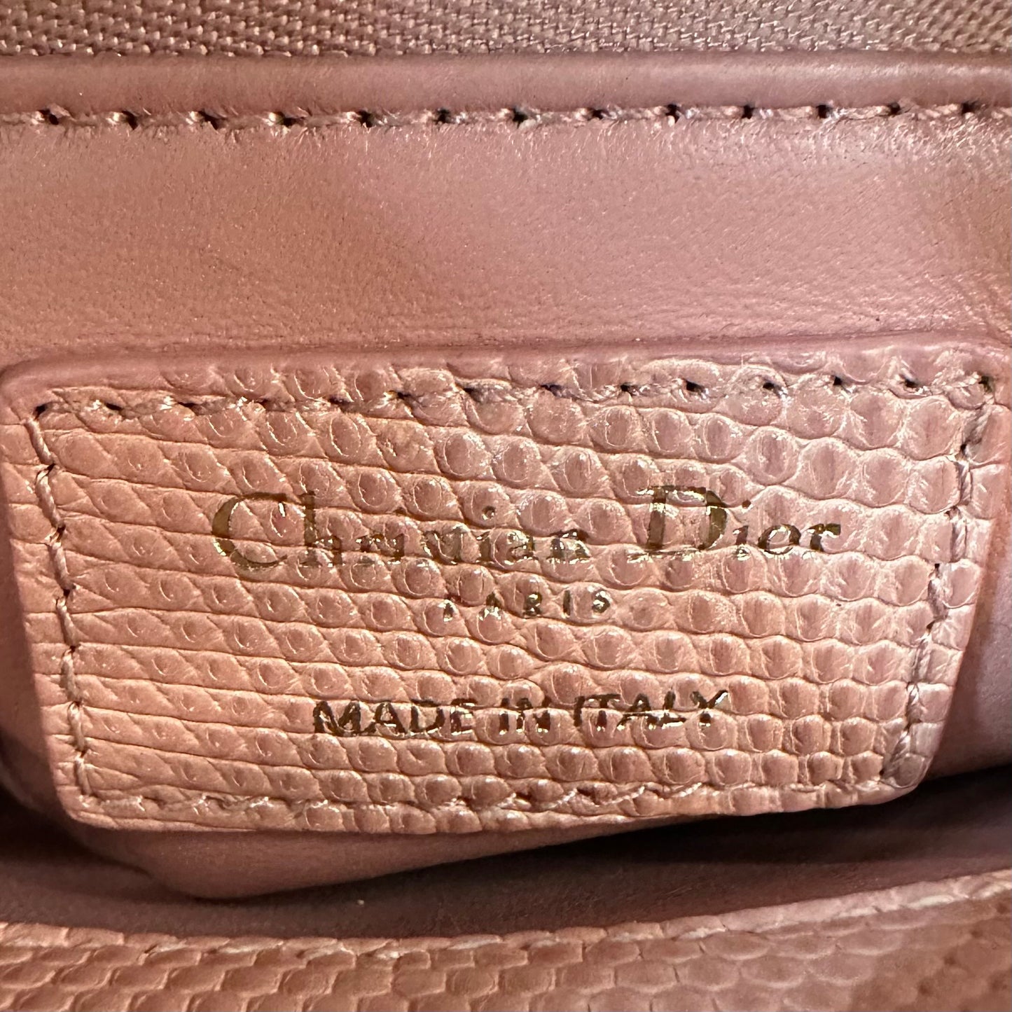 Dior - Lady Dior - Exotic leathers - Lizard - Pink - (mini)