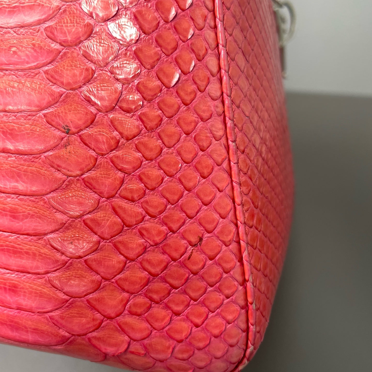 Dior - Lady Dior - Exotic leathers - Python - Pink - (medium)