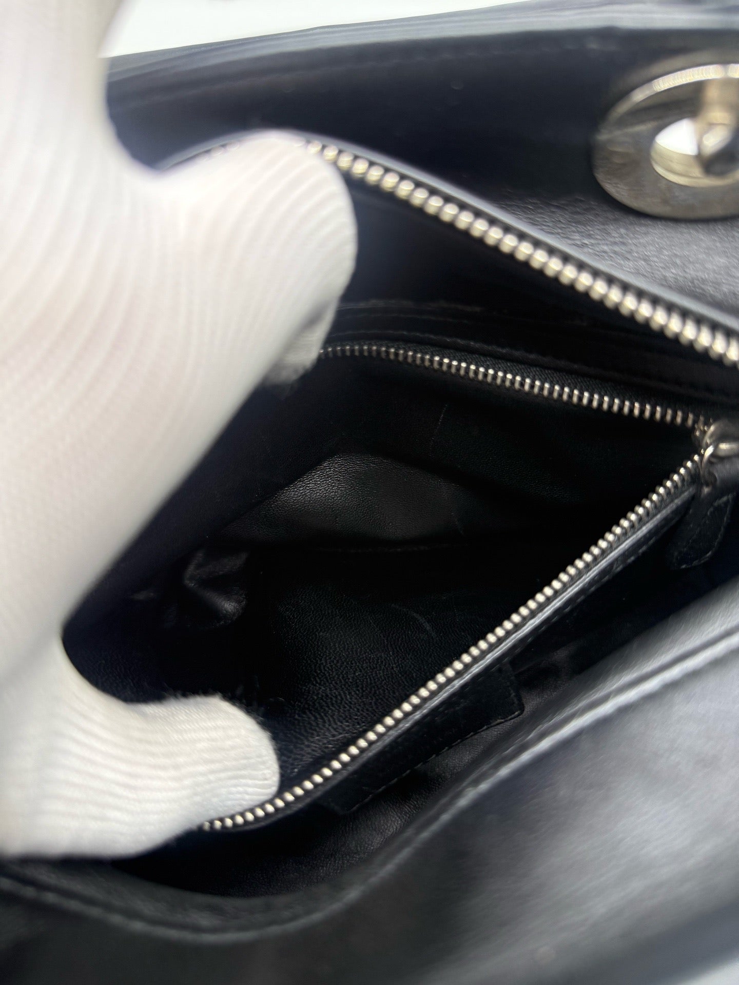 Dior - Lady Dior - Leather - Black - (medium)