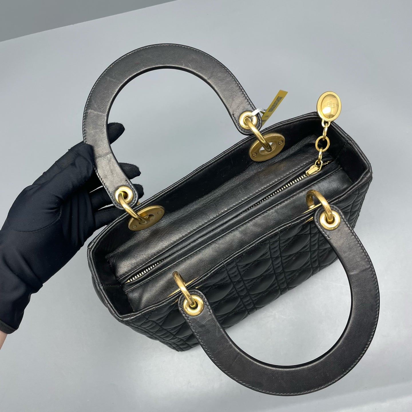Dior - Lady Dior - Leather - Black - (medium)