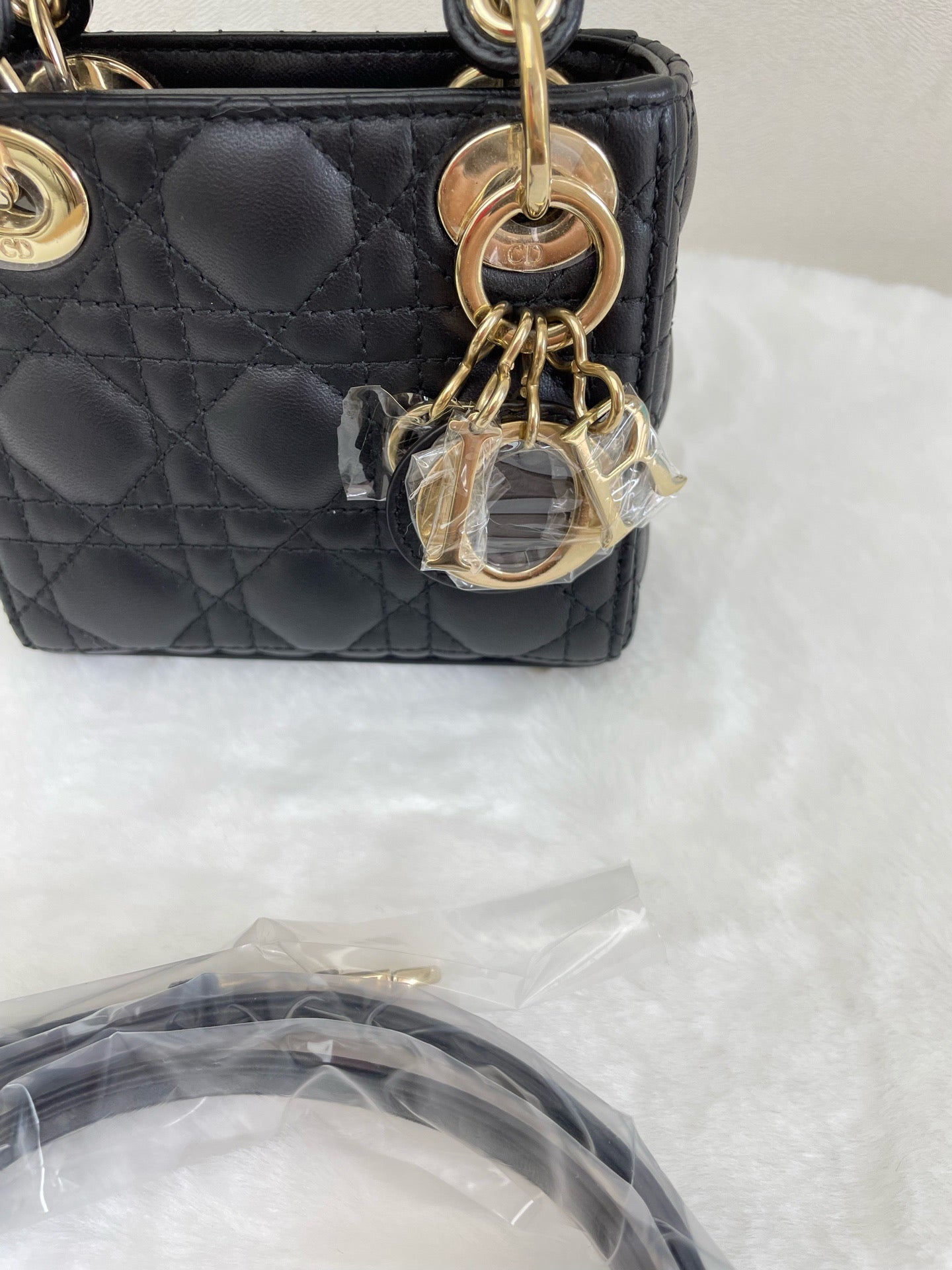 Dior - Lady Dior - Leather - Black - (mini)