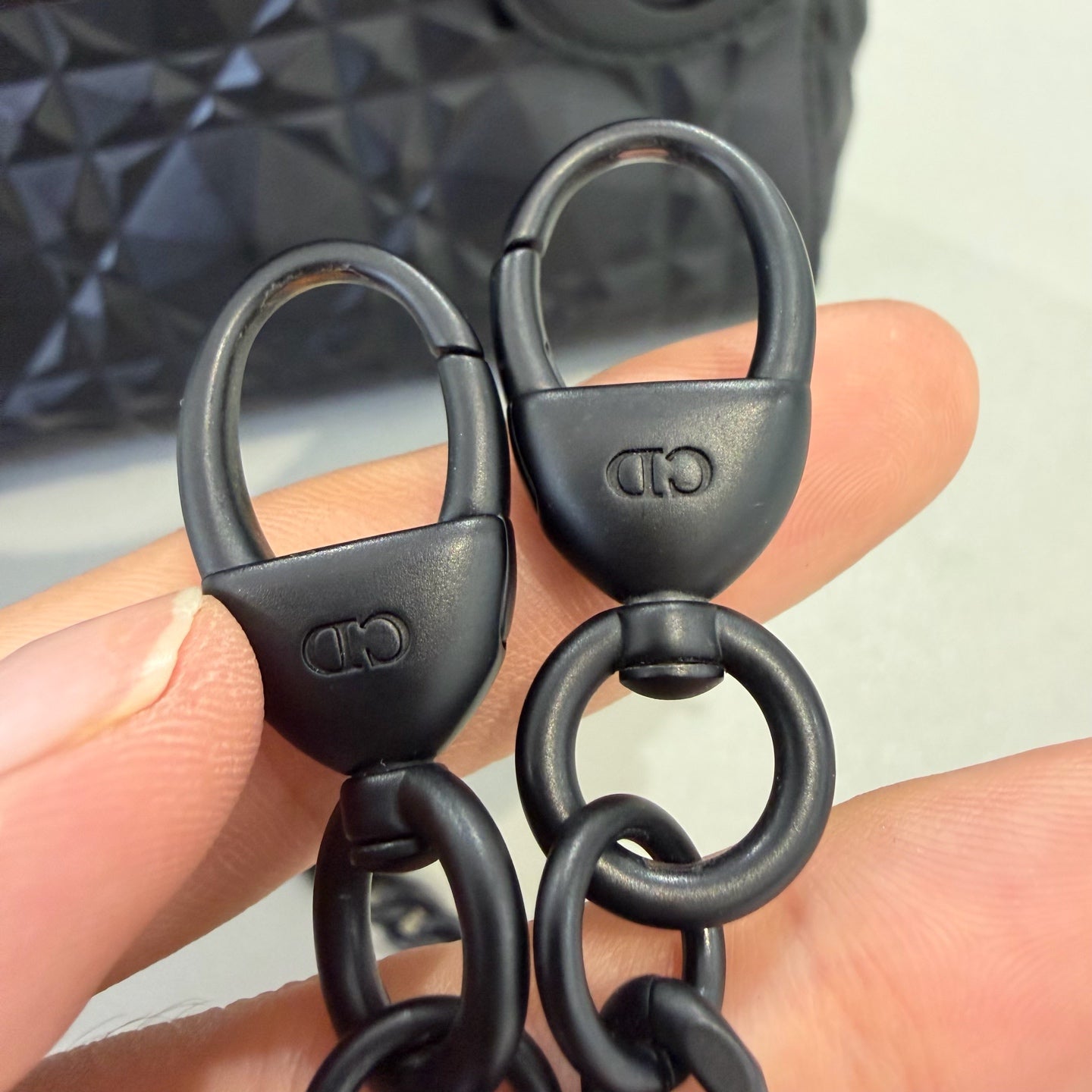Dior - Lady Dior - Leather - Black - (mini)