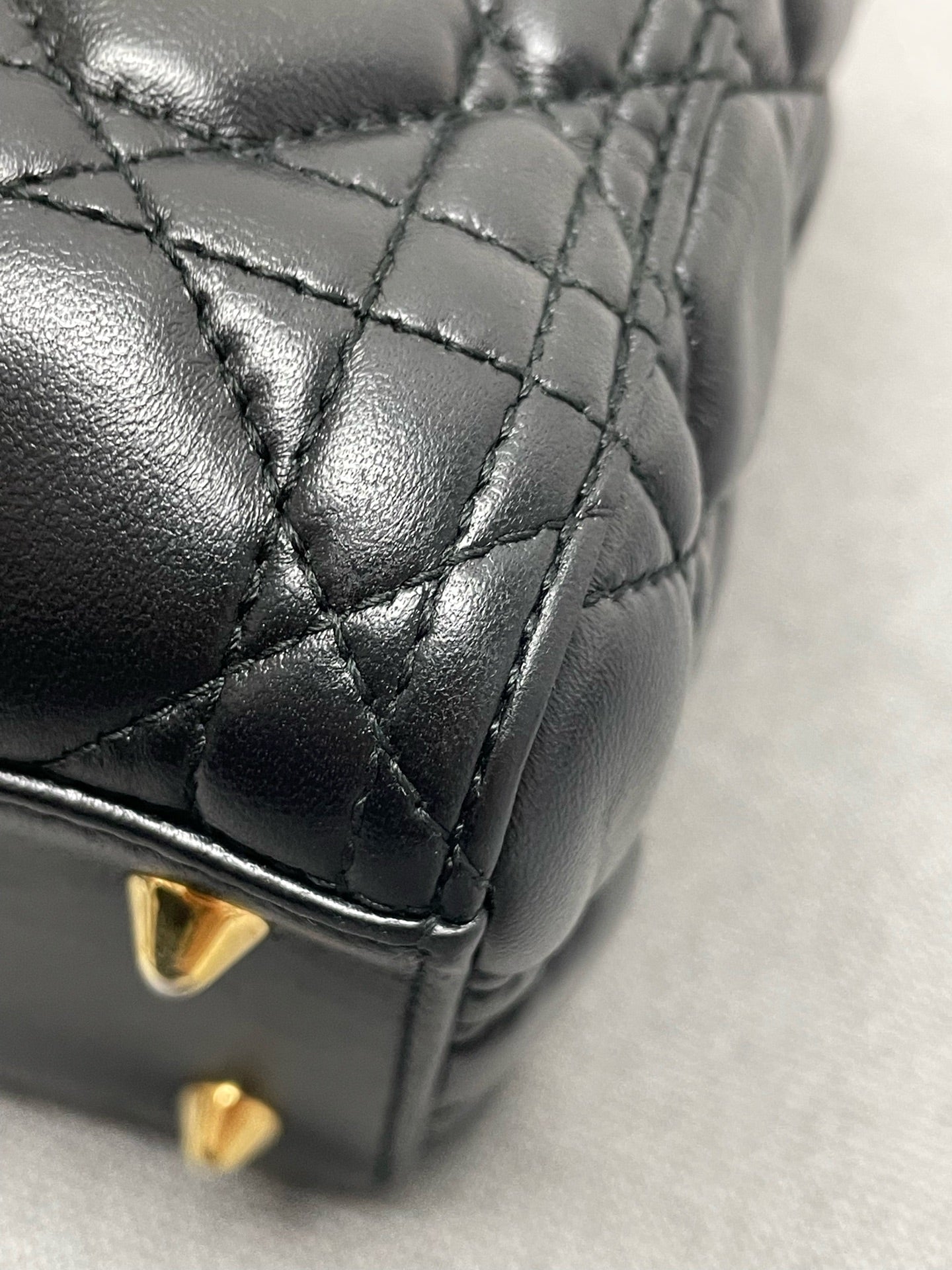 Dior - Lady Dior - Leather - Black - (Small)