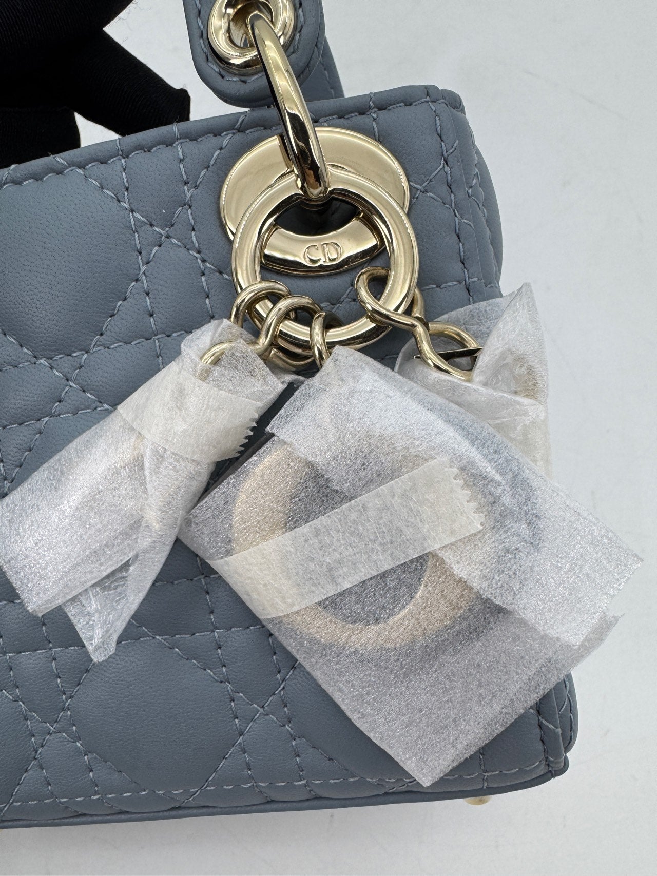 Dior - Lady Dior - Leather - Blue - (mini)