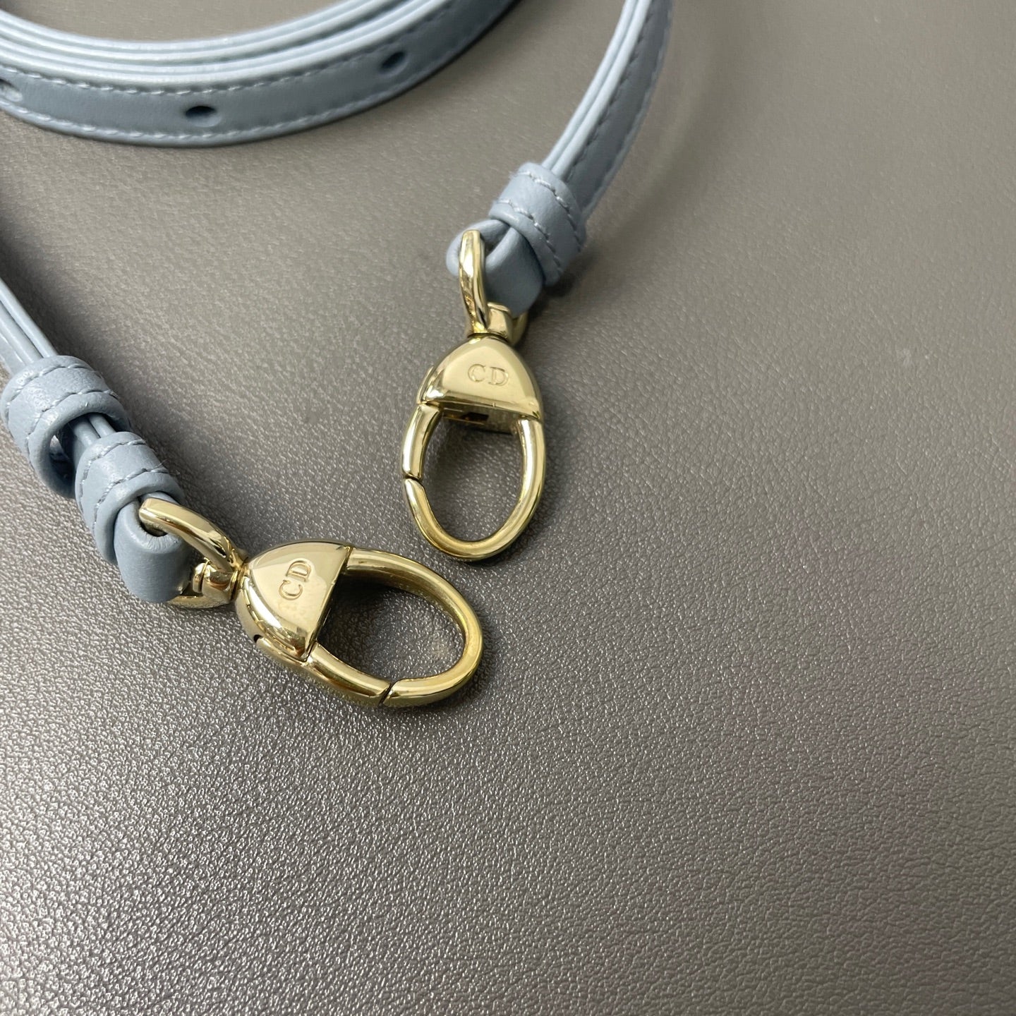 Dior - Lady Dior - Leather - Blue - (mini)