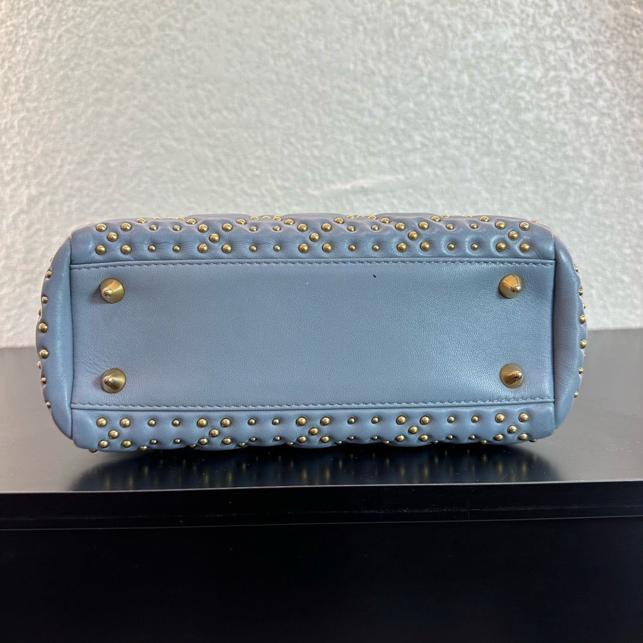 Dior - Lady Dior - Leather - Blue - (Small)