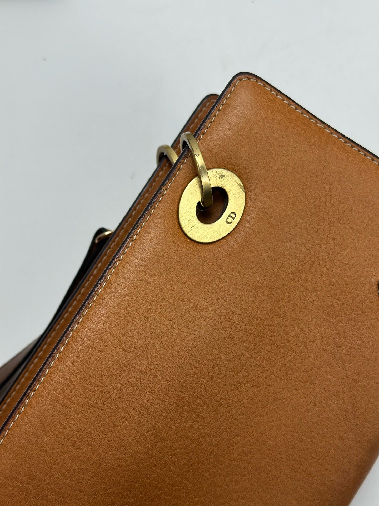Dior - Lady Dior - Leather - Camel - (mini)