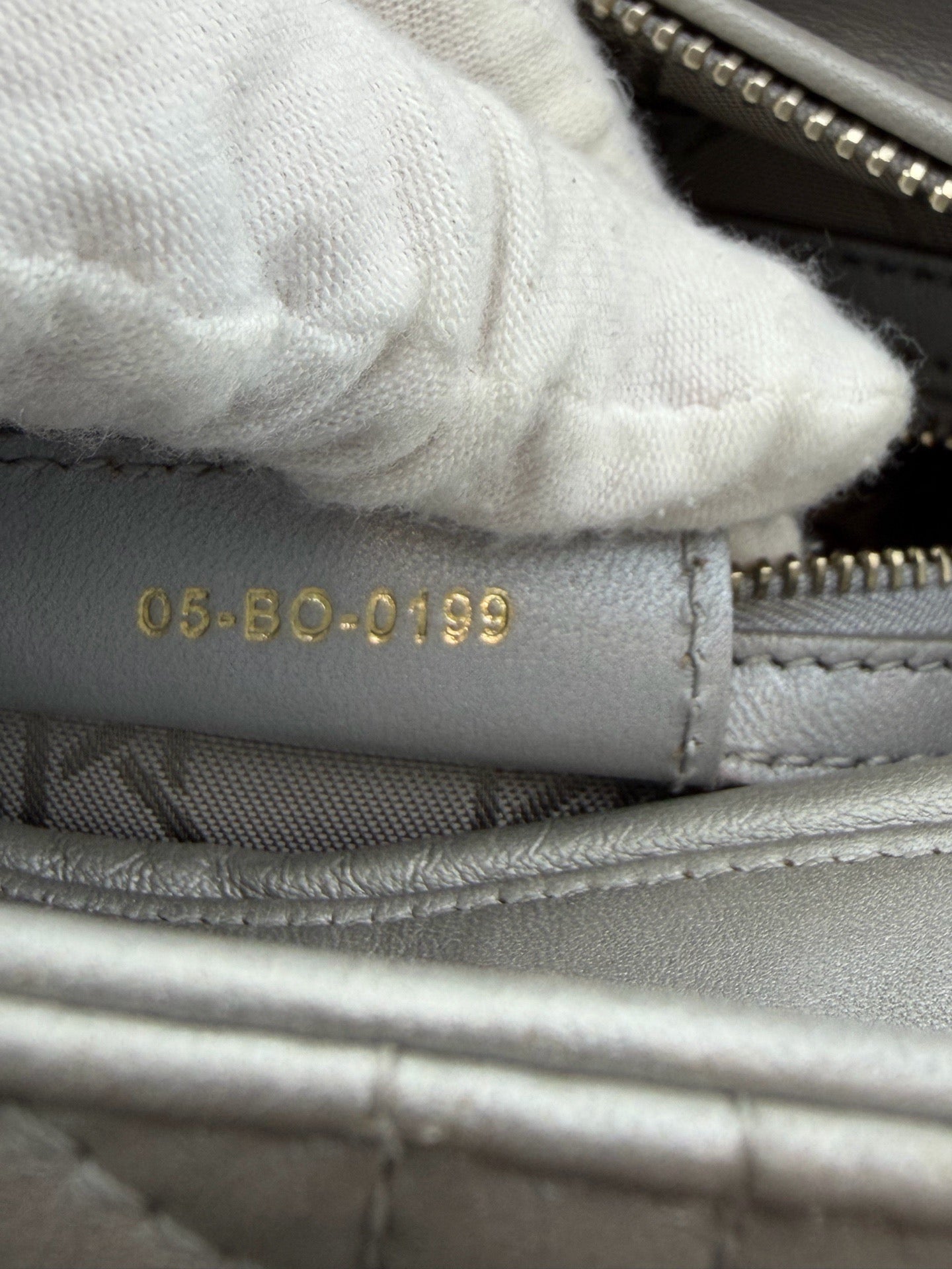 Dior - Lady Dior - Leather - Grey - (medium)