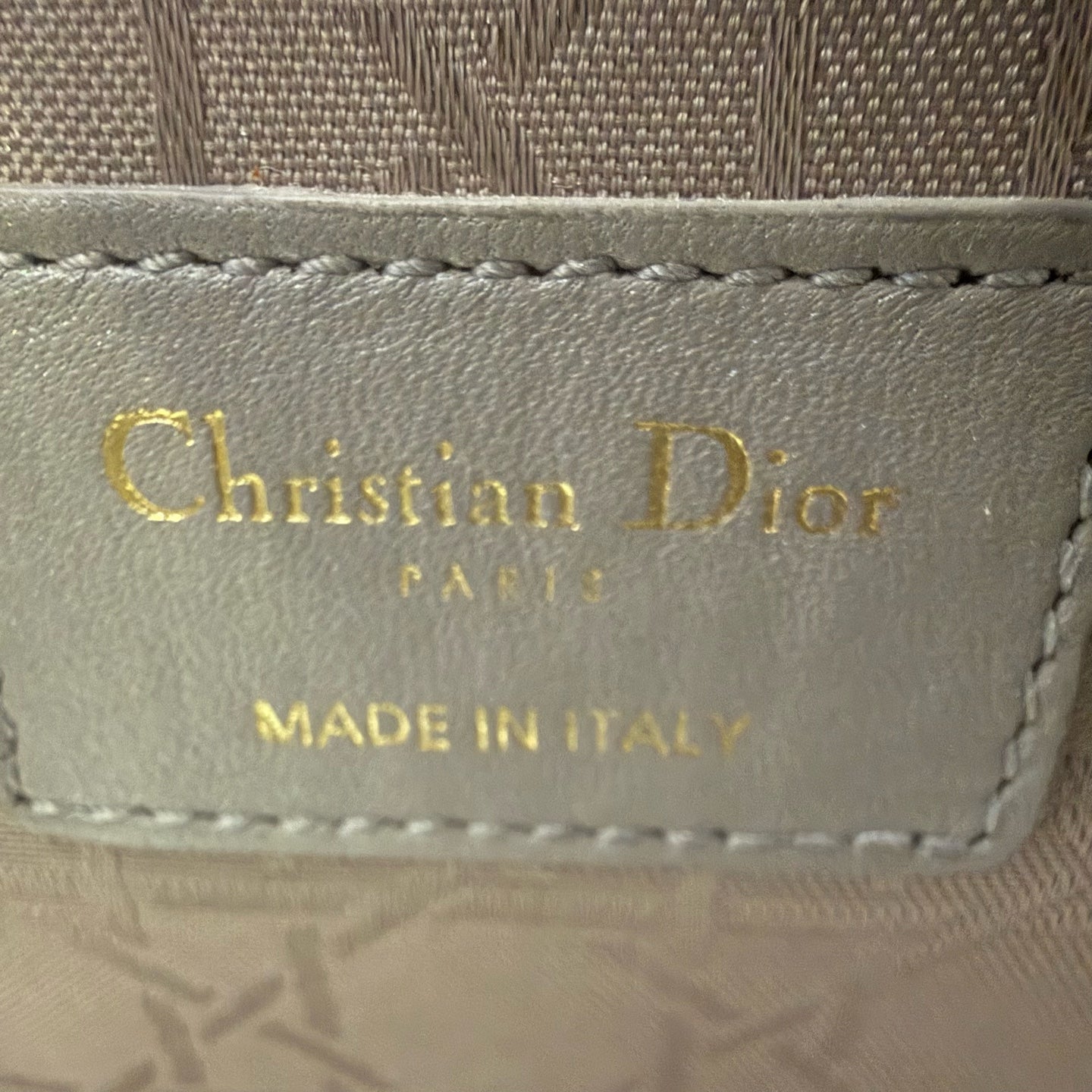 Dior - Lady Dior - Leather - Grey - (mini)
