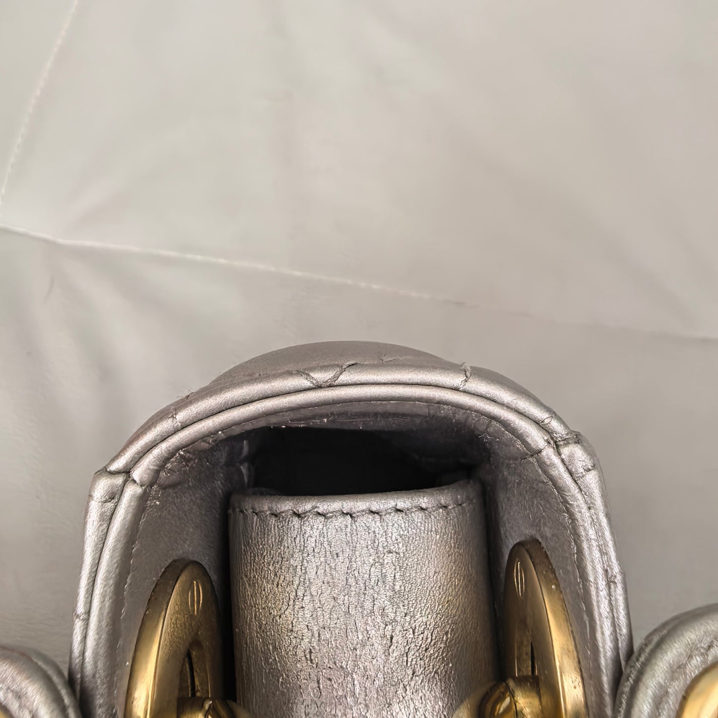 Dior - Lady Dior - Leather - Grey - (mini)