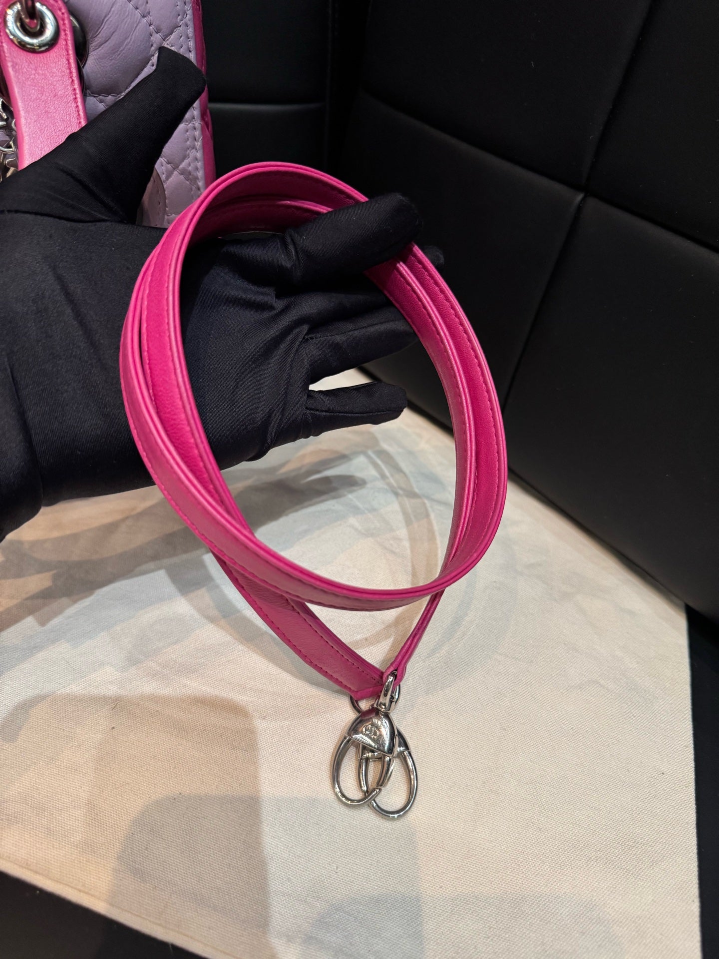 Dior - Lady Dior - Leather - Multicolour - (medium)