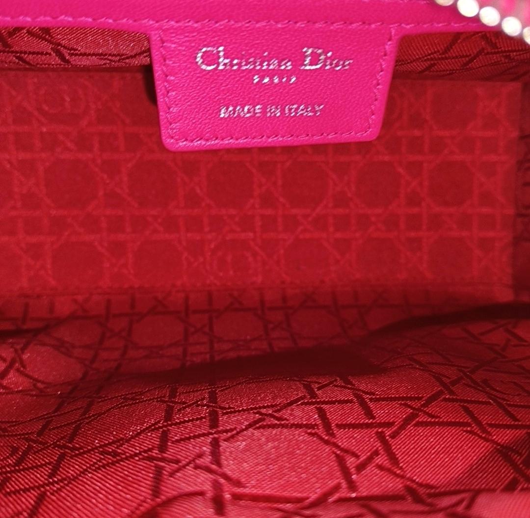Dior - Lady Dior - Leather - Pink - (medium)