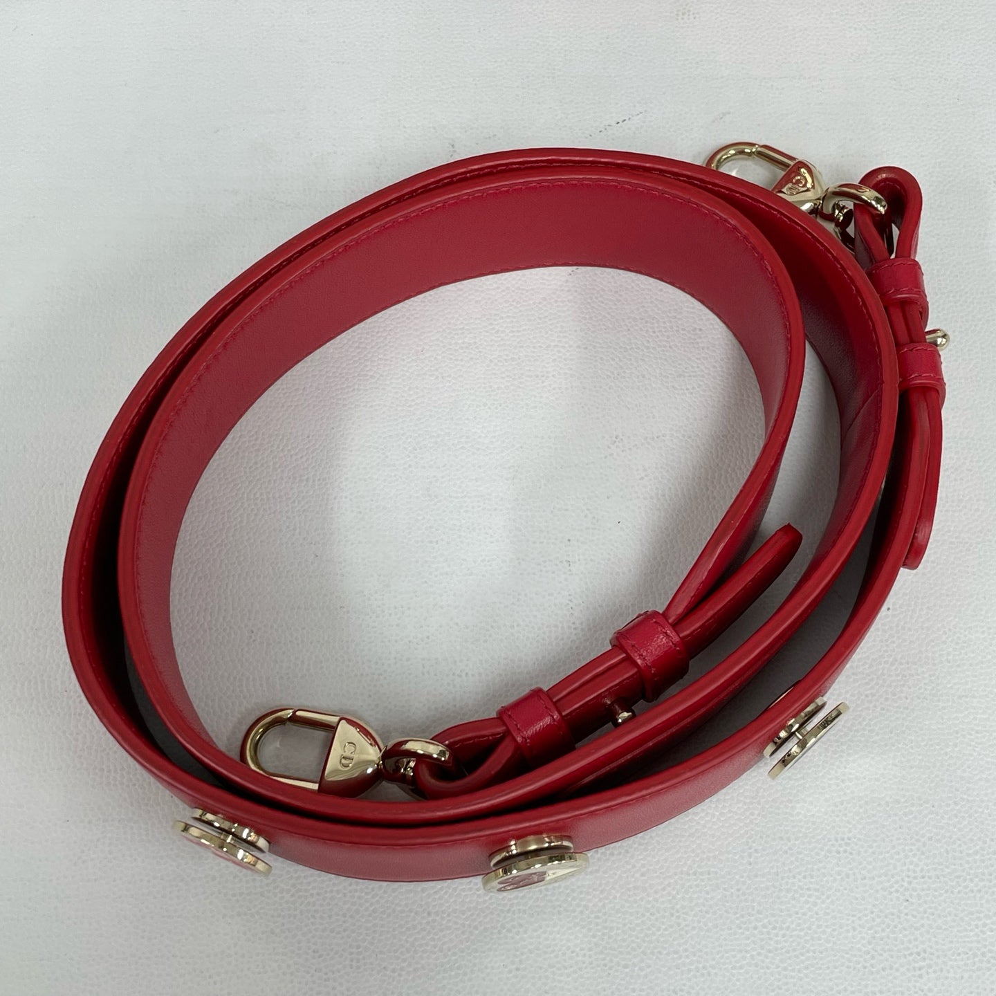 Dior - Lady Dior - Leather - Red - (Small)