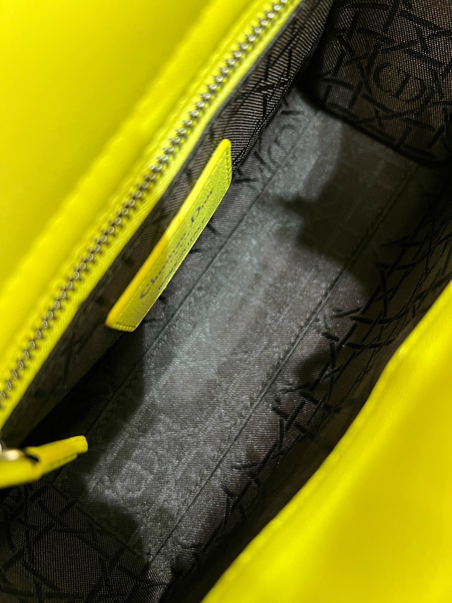Dior - Lady Dior - Leather - Yellow - (mini)