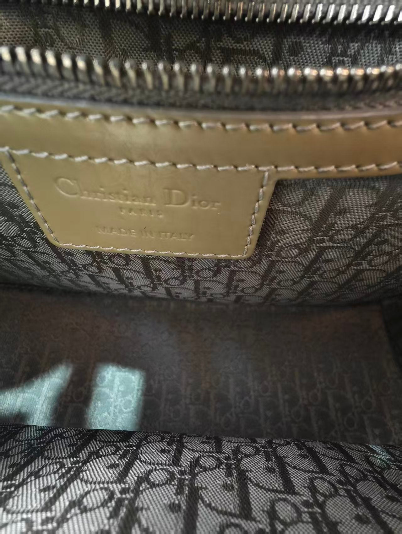 Dior - Lady Dior - Patent leather - Beige - (medium)